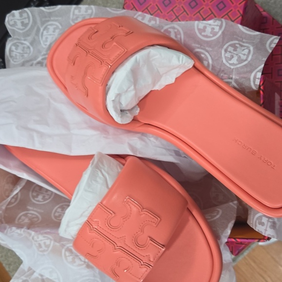 Tory Burch Double T Sport Slide Nappa Leather - Picture 5 of 9